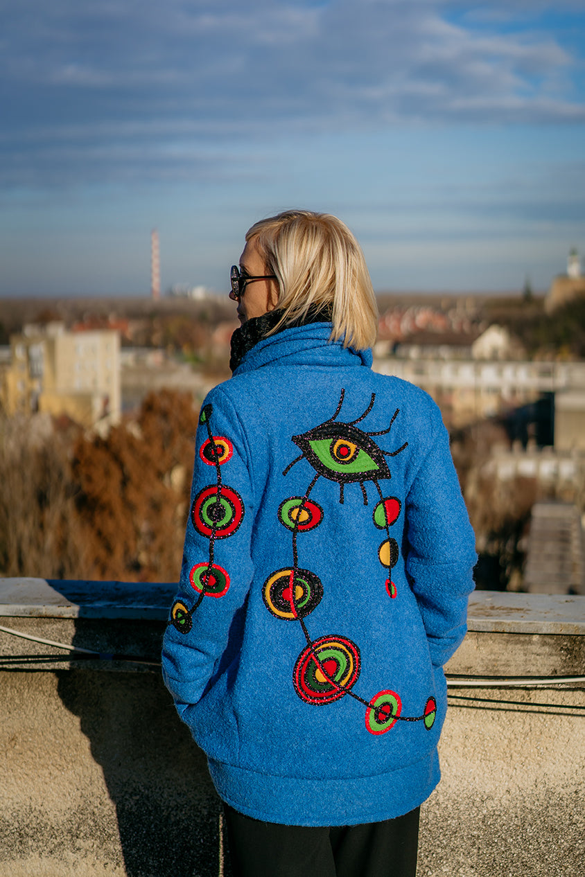 Blue Juan Miro Jacket