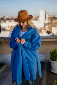 Blue Peacock Coat